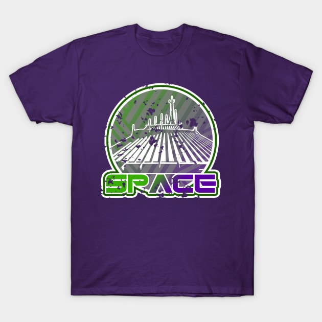 Space Mountain One-Sided T-Shirt T-Shirt by DevonDisneyland